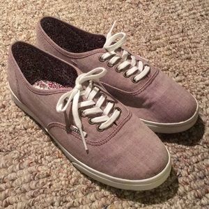 Muted Maroon Vans